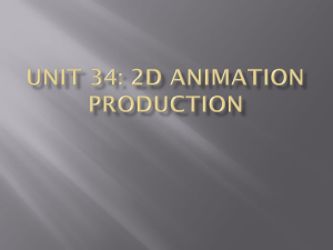 Unit 34: 2D animation production