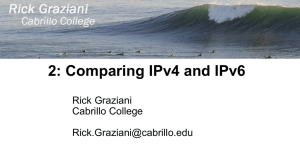 Comparing IPv4 and IPv6 Presentation
