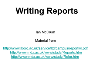 Writing Reports - eej.ulst.ac.uk