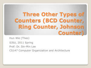Three Other Types of Counters (BCD Counter, Ring Counter