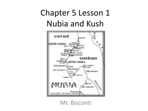 Chapter 5 Nubia and Kush
