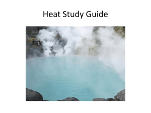 Heat Study Guide