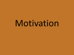 Motivation - White Plains Public Schools