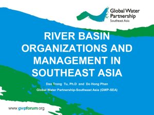 river basin organizations and management in southeast asia