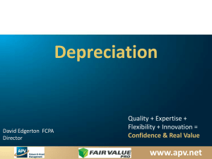 Depreciation