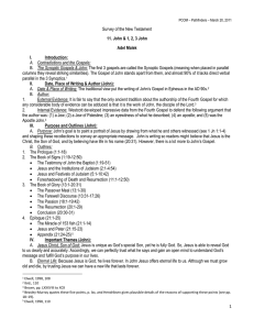 Class 11 - The Gospel and Epistles of John (Adel Malek)
