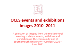 OCES Powerpoint Newsletter - Oriental Culture Educational Society
