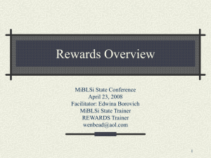rewards - MiBLSi