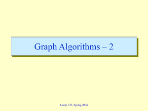 Graph Algorithms – 2