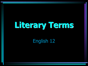 literary terms