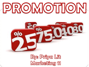 PROMOTION By