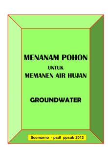 groundwater recharge