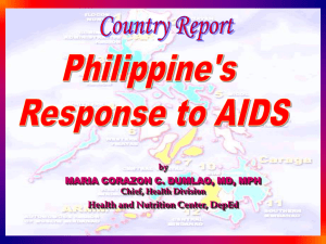 2) Philippines' Response to AIDS