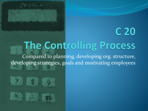 Ch20 Controlling Process