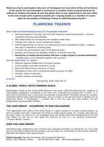 planning trainee