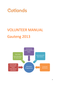 volunteer manual