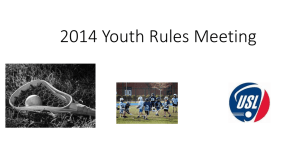 2014 Youth Rules Meeting - Southern Ohio Lacrosse Officials