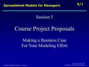 Course Project Proposals