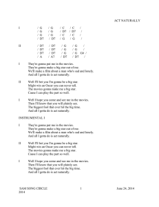 song circle - School of American Music