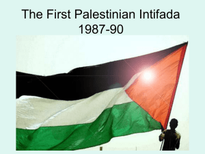 The First Palestinian Intifada 1987-91