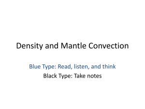Convection in the Mantle - TSDCurriculum