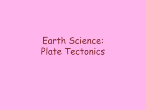 Earth Science: Plate Tectonics