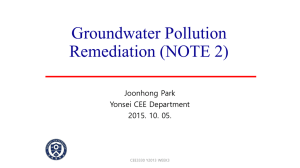 Groundwater Pollution Remediation