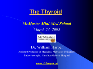 The Thyroid - Dr. William Harper