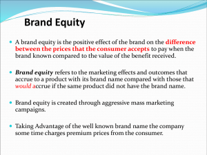 Brand Equity