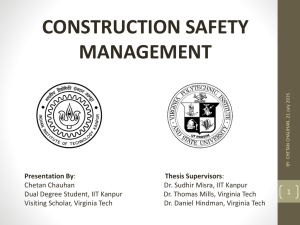 CONSTRUCTION SAFETY MANAGEMENT
