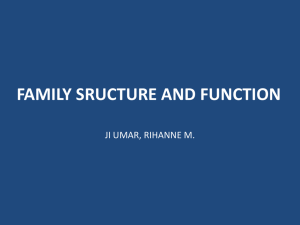 FAMILY SRUCTURE AND FUNCTION