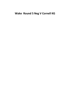 Wake Round 5 Neg V Cornell KG - openCaselist 2015-16