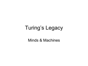 TuringLegacy - Cognitive Science Department