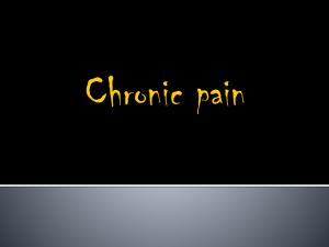 Chronic pain - The practical Nurse Practitioner