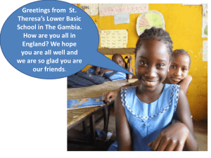 Gambia-Powerpoint-3 - Ecclesall Infant School
