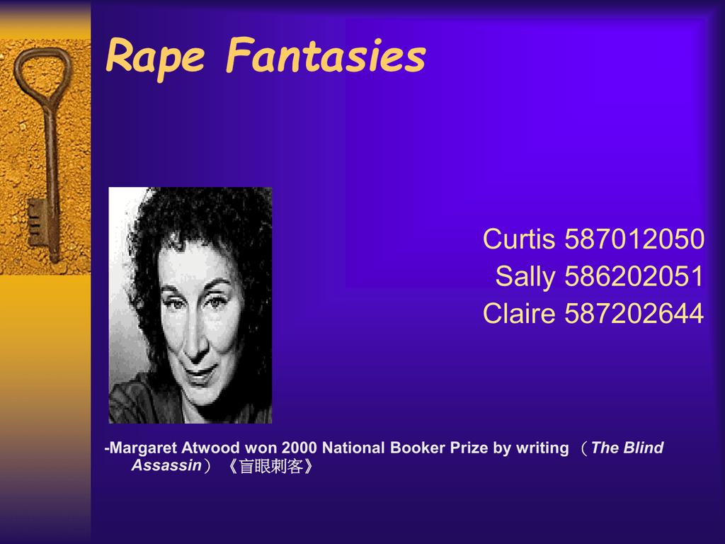 Rape Fantasies By Margaret Atwood And The
