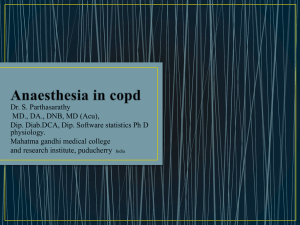 693 kB - COPD - anaesthetic concerns