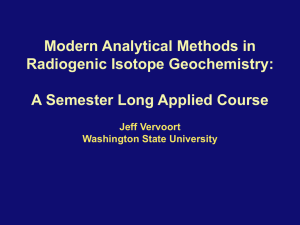 Modern Analytical Methods in Radiogenic Isotope
