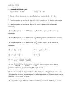 Chapter 2 Solutions