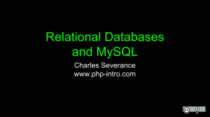 PHP-09-MySQL - UM Personal World Wide Web Server
