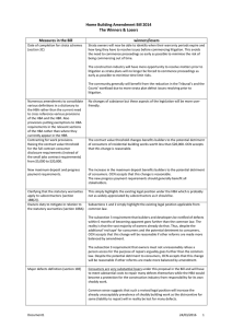 Home Building Amendment Bill 2014 – The Winners and Losers