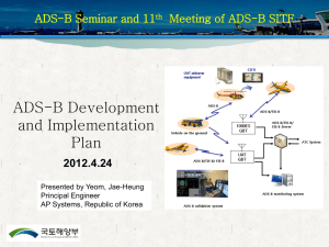 ADS-B Development and Implementation Plan