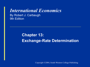 Carbaugh, International Economics 9e, Chapter 13