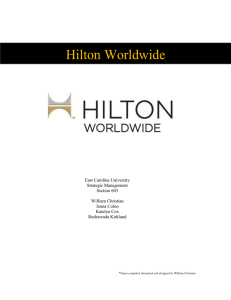 Hilton Worldwide: Performance Advantage. (nd). Hilton Worldwide