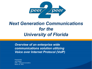 Voice over Internet Protocol - Information Technology