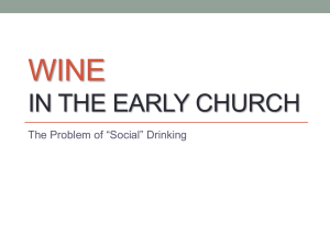 Wine In The Early Church