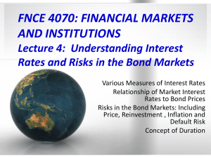 Understanding Interest Rates and Risks in the Bond Markets