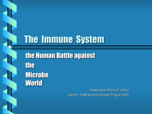 The Immune System - Life Sciences Outreach Program