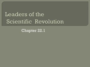 Ch.22.1 Leaders of the Scientific Revolution PPT