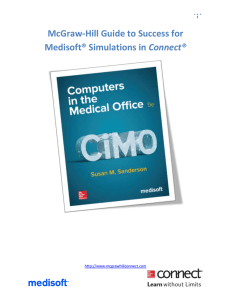 MH Guide to Success for Medisoft V19 Simulations